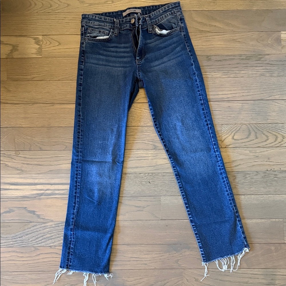 Joe's Jeans Women's Cropped Ankle Jeans in Dark Blue